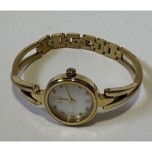 ESQ BY MOVADO Lady’s Quartz Watch 6,25" Long Gold Tone Bracelet Need Battery